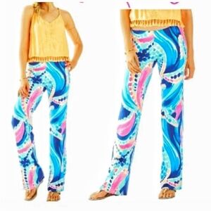 Lilly Pulitzer palazzo pants - Ocean jewels - size small